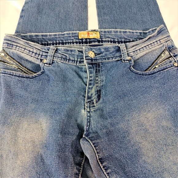 Just Jeans Mid-Rise Straight Leg Size 9 Juniors - Picture 4 of 9